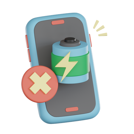 Low Battery Alert  3D Icon