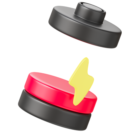 Low Battery Charging  3D Icon
