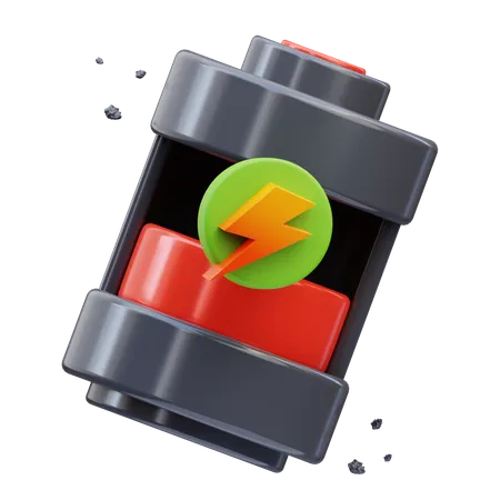 Low Battery Energy  3D Icon