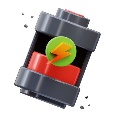Low Battery Energy  3D Icon