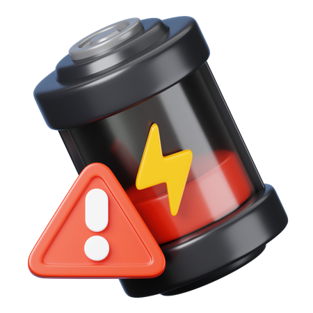 Low Battery Warning  3D Icon