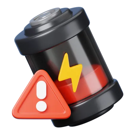 Low Battery Warning  3D Icon