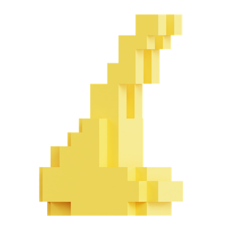 Low Poly Cone Tower Model  3D Icon