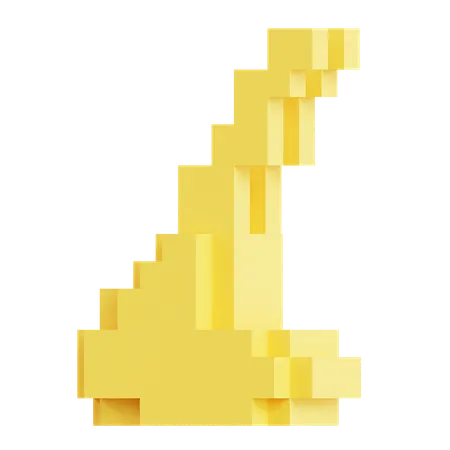 Low Poly Cone Tower Model  3D Icon