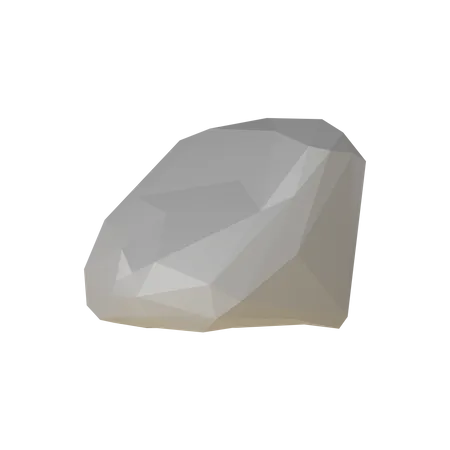 Low Poly Stone  3D Icon