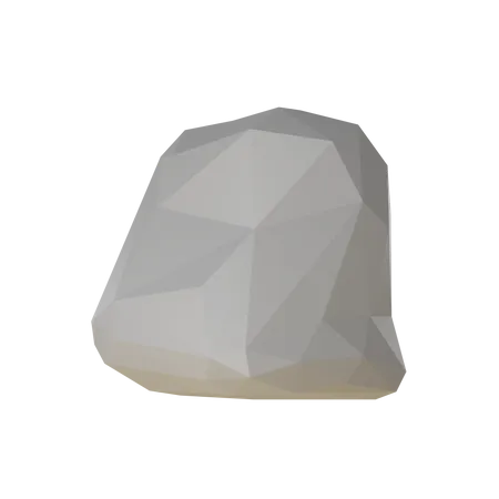 Low Poly Stone  3D Icon