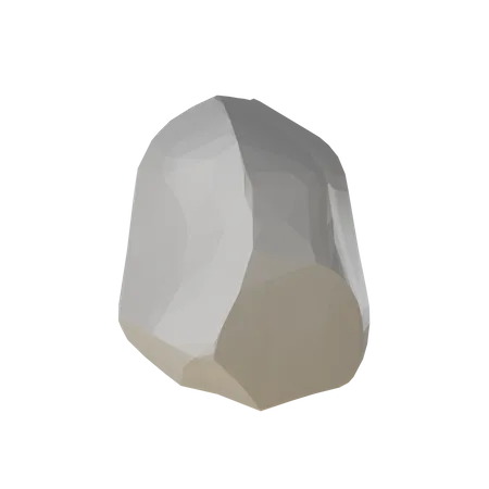 Low Poly Stone  3D Icon