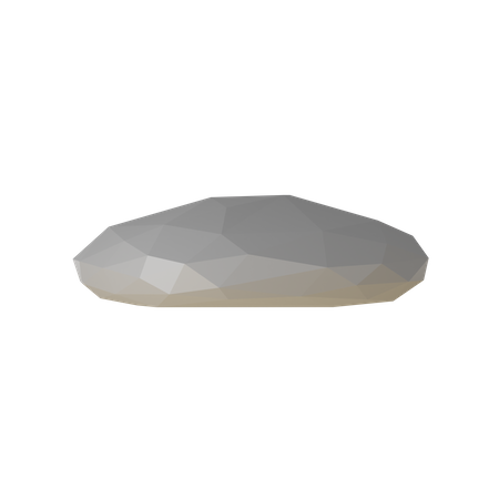 Low Poly Stone  3D Icon