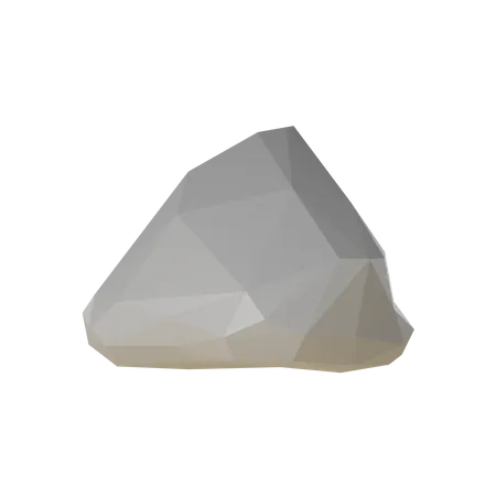 Low Poly Stone  3D Icon