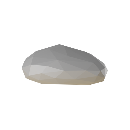 Low Poly Stone  3D Icon