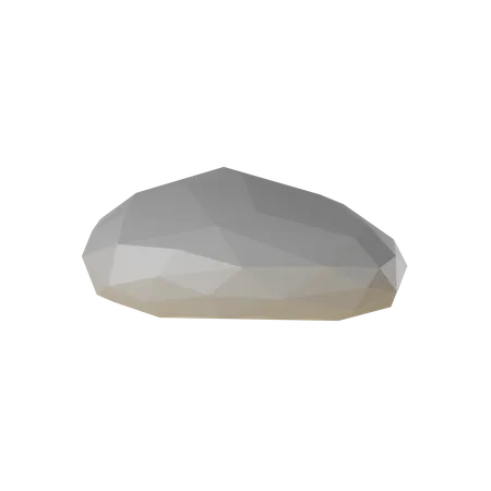 Low Poly Stone  3D Icon