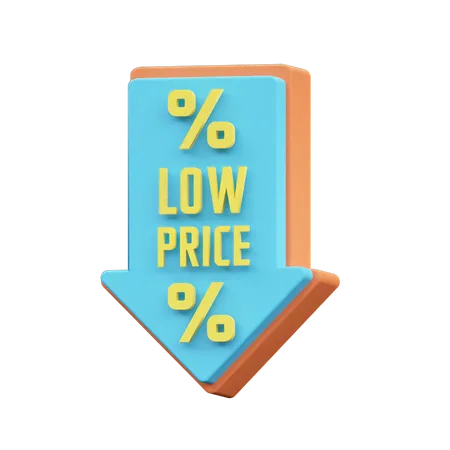 Low Price 3D Icon