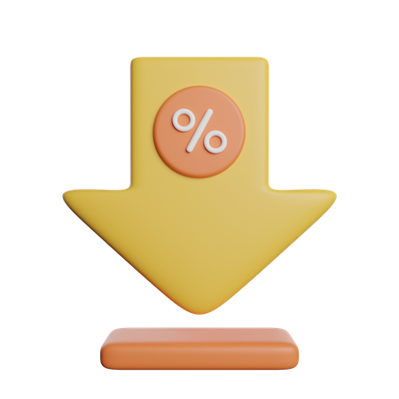 Low Prices Discount  3D Icon