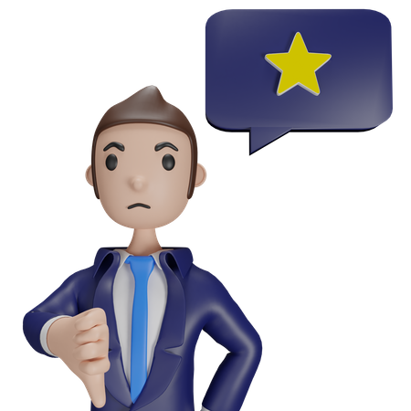 Low Rating  3D Icon