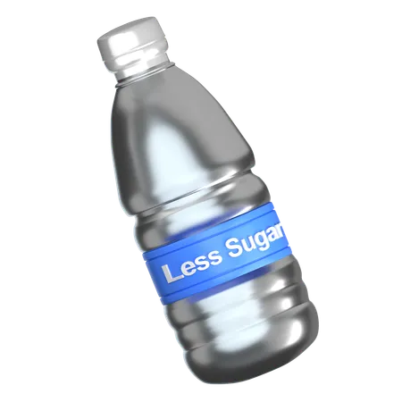 Low Sugar Beverage Bottle  3D Icon