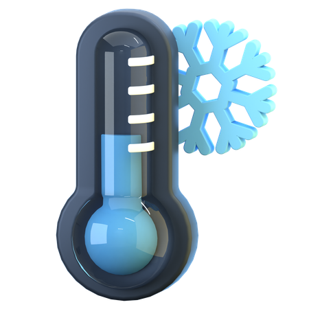 Low Temperature  3D Icon