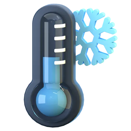 Low Temperature  3D Icon