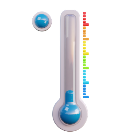 Low Temperature  3D Icon