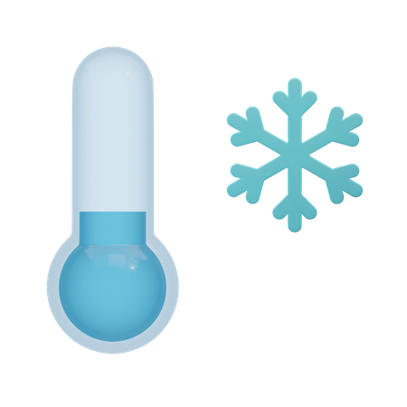 Low Temperature  3D Icon