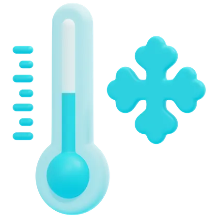 Low Temperature  3D Icon