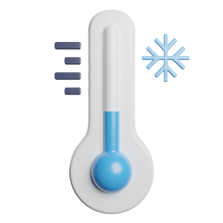 Low Temperature  3D Icon