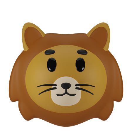 Löwe  3D Icon