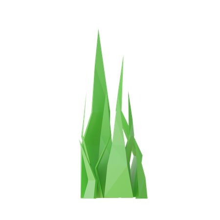 Árbol y rocas lowpoly  3D Icon