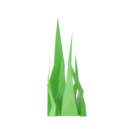 Árbol y rocas lowpoly  3D Icon