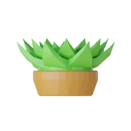 Árbol y rocas lowpoly  3D Icon