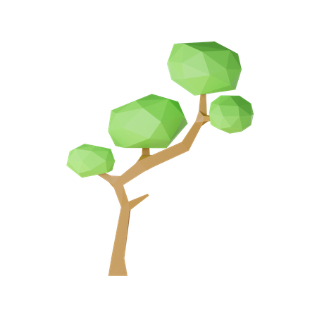 Lowpoly-Baum  3D Icon