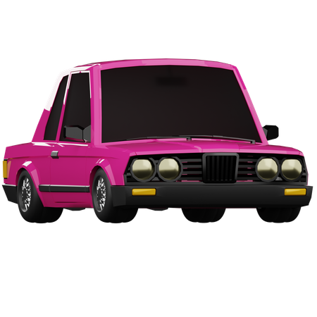 Lowpoly Car  3D Icon