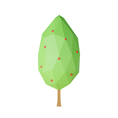 Lowpoly Tree  3D Icon