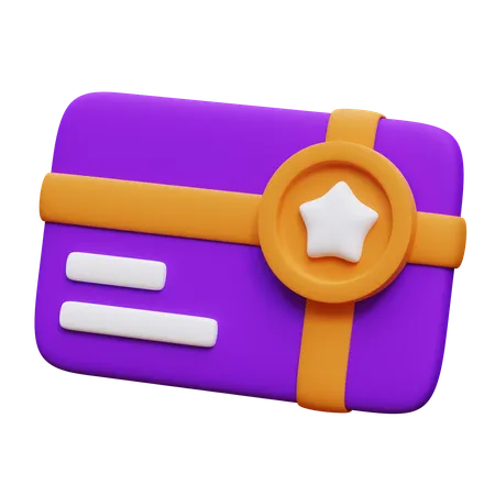 Loyalty Card  3D Icon