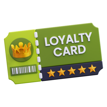 Loyalty card  3D Icon