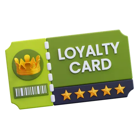 Loyalty card  3D Icon