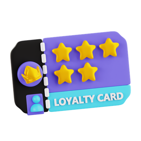 Loyalty card  3D Icon