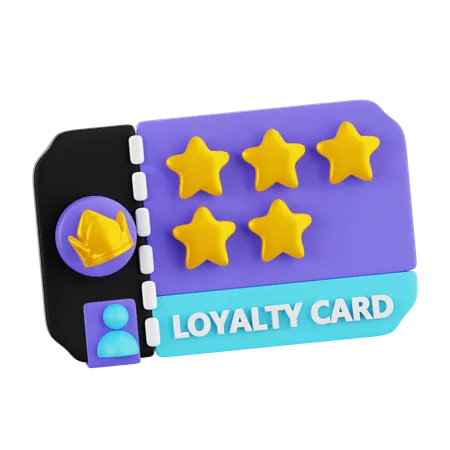 Loyalty card  3D Icon