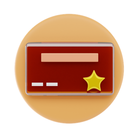 Loyalty Card  3D Icon