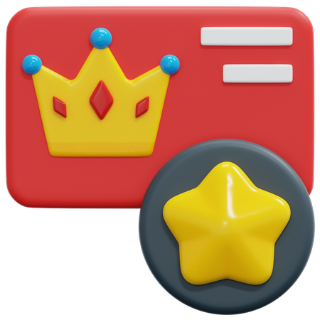 Loyalty Card  3D Icon