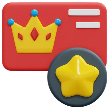 Loyalty Card 3D Icon