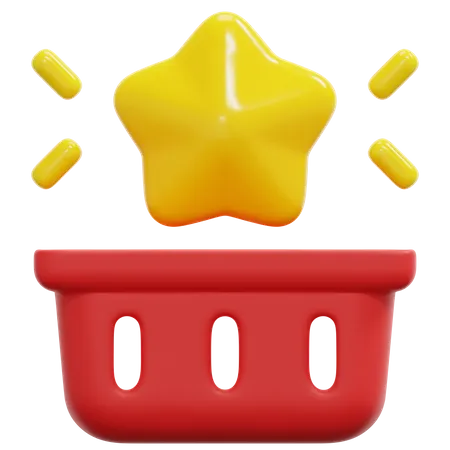 Loyalty Shopping Basket  3D Icon