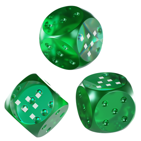 Lpt Glass Dice Crypto  3D Icon