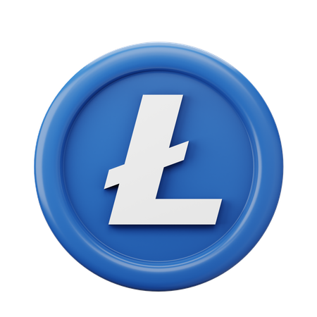 Litecoin Ltc Coin  3D Icon