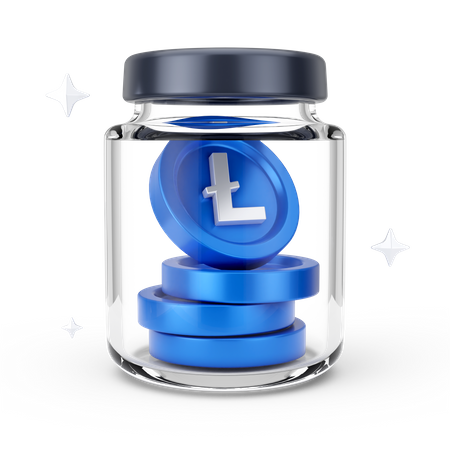 Ltc Jar  3D Icon