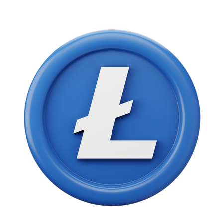 Moeda litecoin ltc  3D Icon