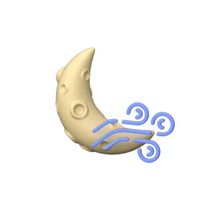 Lua ventosa  3D Icon