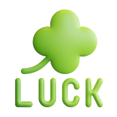 Luck  3D Sticker