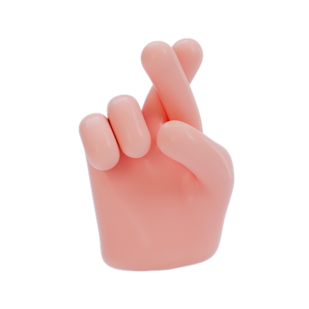 Luck Hand Gesture  3D Icon