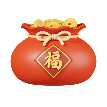 Lucky Bag 3D Icon