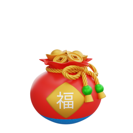Lucky Bag  3D Icon